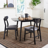 Kaylee Extension Dining Table Matte Black Wood DTB1403A