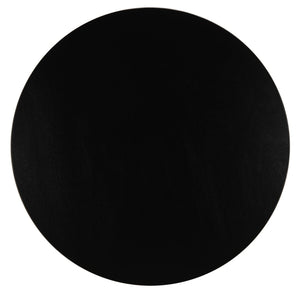 Nicolai Round Dining Table Matte Black Wood DTB1405A