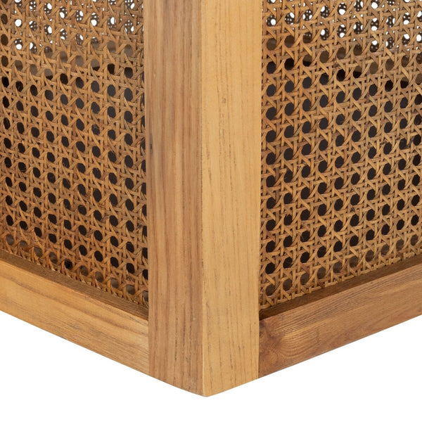 Danez Cane Dining Table Natural Wood DTB2100B-2BX