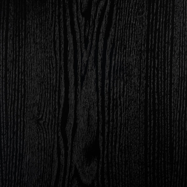 Danez Cane Dining Table Black Top / Light Natural Base Wood DTB2100D-2BX