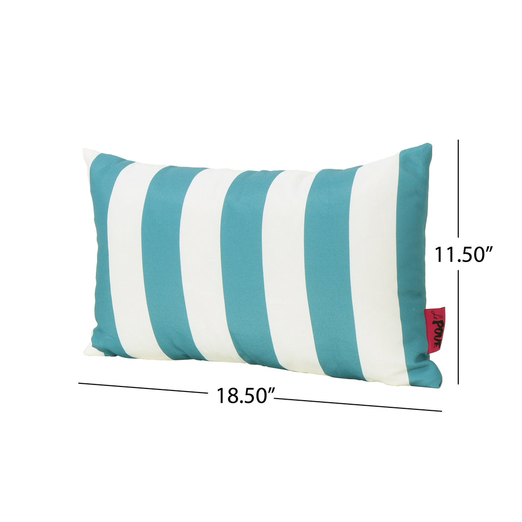Coronado Outdoor Green Water Resistant Pillows (Set of 4)