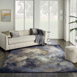 Nourison Le Reve LER07 Artistic Machine Made Tufted Indoor only Area Rug Chocolate/Multicolor 9' x 12' 99446494764