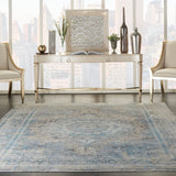 Nourison Starry Nights STN06 Farmhouse & Country Machine Made Loom-woven Indoor Area Rug Cream Blue 8' x 10' 99446737670