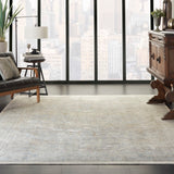 Nourison Starry Nights STN02 Farmhouse & Country Machine Made Loom-woven Indoor Area Rug Cream Grey 8' x 10' 99446737526