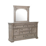 Pulaski Furniture Kingsbury Dresser and Mirror P167-BR-K7-PULASKI P167-BR-K7-PULASKI