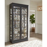 Pulaski Furniture 4 Shelf Display Cabinet with Decorative Glass Doors P301529-PULASKI P301529-PULASKI