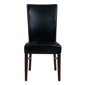 Milton Bonded Leather Dining Chair Set of 2 - Stylish Parsons Accent Chairs for Modern Interiors