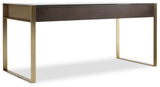 Hooker Furniture Curata Modern-Contemporary Writing Desk in Rubberwood Solids with White Oak Veneers and Metal 1600-10458-DKW