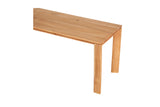 Porter Designs Bauhaus Solid Acacia Wood Modern Dining Bench Natural 07-162-13-0170T-KIT