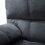 Porter Designs Ramsey Microfiber Glider Transitional Recliner Gray 03-112C-05-6014