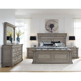 Pulaski Furniture Madison Ridge King Panel Bed in Heritage Taupe P091-BR-K3-PULASKI P091-BR-K3-PULASKI