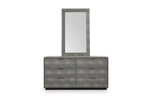 VIG Furniture Modrest Dynasty - Modern Shagreen Dresser VGVCJ2108-D-GRY-DRS
