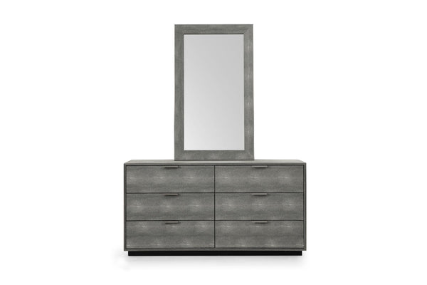 VIG Furniture Modrest Dynasty - Modern Shagreen Dresser VGVCJ2108-D-GRY-DRS