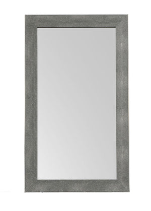 VIG Furniture Modrest Dynasty - Modern Shagreen Mirror VGVCJ2108-M-GRY-MIR