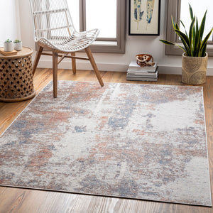 Daytona Beach DYT-2304 Modern Polyester, Polypropylene Rug DYT2304-81012 Beige, Cream, Medium Gray, Light Gray, Burnt Orange, Dark Red, Taupe, Dark Brown, Sky Blue, Navy, Charcoal, Rose 92% Polyester, 8% Polypropylene 8'10" x 12'