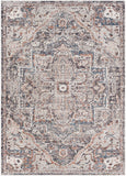 Daytona Beach DYT-2312 Traditional Polyester, Polypropylene Rug DYT2312-81012 Light Gray, Medium Gray, Charcoal, Cream, Burnt Orange, Sky Blue, Taupe, Rose, Beige, Wheat 92% Polyester, 8% Polypropylene 8'10" x 12'