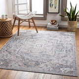 Daytona Beach DYT-2312 Traditional Polyester, Polypropylene Rug DYT2312-81012 Light Gray, Medium Gray, Charcoal, Cream, Burnt Orange, Sky Blue, Taupe, Rose, Beige, Wheat 92% Polyester, 8% Polypropylene 8'10" x 12'