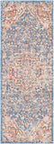 Daytona Beach DYT-2313 Traditional Polyester, Polypropylene Rug DYT2313-2773 Teal, Charcoal, Rust, Beige, Light Gray, Cream 92% Polyester, 8% Polypropylene 2'7" x 7'3"