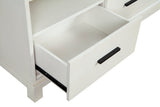 Nova TV Console in Elegant Chalk White - Fully Assembled Mahogany with Dovetail Drawers & More!