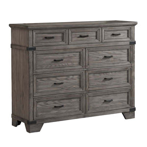 Intercon Forge Transitional Tall Dresser FG-BR-4909-STE-C FG-BR-4909-STE-C