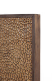 Alpine Furniture Brown Pearl Queen Headboard, Brown Bronze 1859-01Q-HB Brown Bronze Mahogany Solids & Veneer 64 x 3 x 54