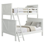 Intercon Tahoe Youth Farmhouse Twin over Full Bunk Bed | Sea shell TA-BR-6360FB-SSH-C TA-BR-6360FB-SSH-C
