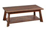 Porter Designs Kalispell Solid Sheesham Wood Natural Coffee Table Natural 05-116-02-PDU114H