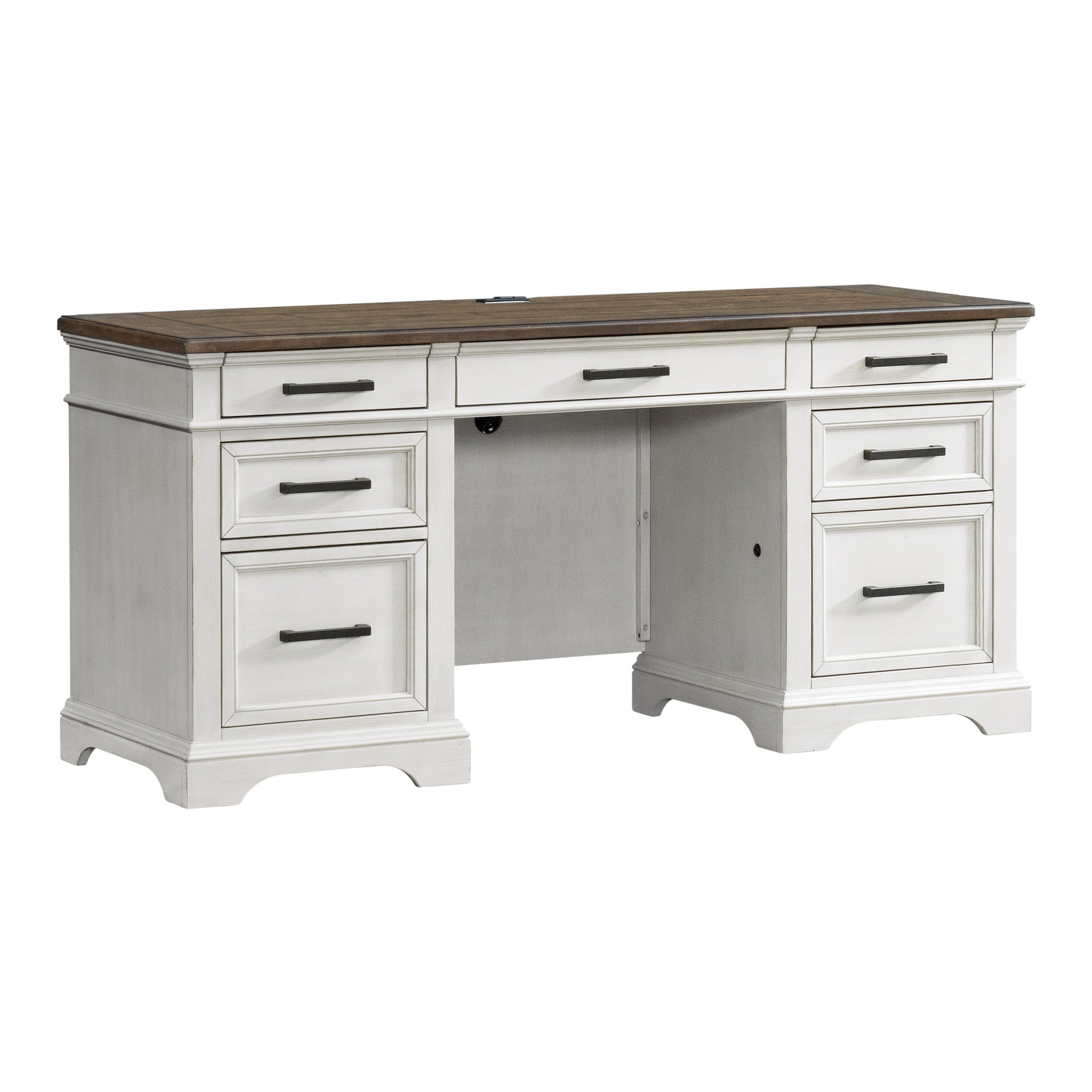 Intercon Drake French Farmhouse Executive Desk