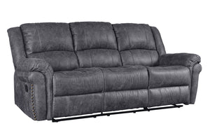 Porter Designs Socorro Contemporary Reclining Sofa Gray 03-180C-01-7625