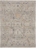 Nourison Nyle NYE02 Bohemian Machine Made Power-loomed Indoor only Area Rug Ivory Taupe 7'10" x 10'1" 99446104212