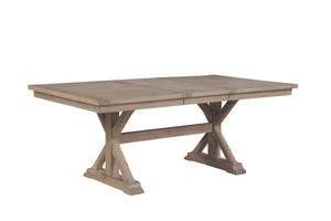 Alpine Furniture Arlo Dining Table 4202-01 Natural Solid Pine 42 x 60-78 x 30