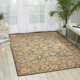 Nourison Timeless TML20 Persian Machine Made Loomed Indoor Area Rug Opal/Grey 5'6" x 8' 99446274335