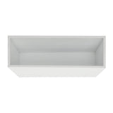 Sagebrook Home Transitional Ec Metal Planter Box - White 14102 White Iron