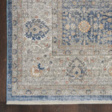 Nourison Starry Nights STN08 Persian Machine Made Loom-woven Indoor Area Rug Light Blue 8' x 10' 99446792723
