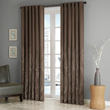 Madison Park Andora Transitional 100% Polyester Lined Window Panel WIN40-099