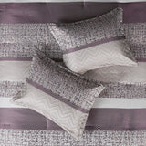Rhapsody Transitional 100% Polyester 7pcs Jacquard Comforter Set