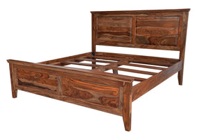 Porter Designs Sonora Solid Sheesham Wood King Natural Bed Brown 04-116-17-7720-KIT
