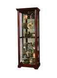 Pulaski Furniture Sliding Door 5 Shelf Curio Cabinet in Victorian Brown 20717-PULASKI 20717-PULASKI