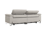 VIG Furniture Divani Casa Maine - Modern Light Grey Fabric Sofa with 2 Electric Recliners VGKN-E9105-PP