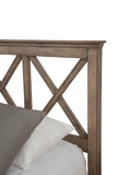 Alpine Furniture Potter California King Panel Bed, French Truffle 1055-07CK French Truffle Mahogany Solids & Veneer 78 x 91 x 50