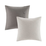 Essence Casual 100% Cotton Clip Jacquard Pieced 8 Piece Comforter Set