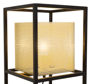 Zuo Modern Yves Steel Modern Commercial Grade Table Lamp Gold, Black Steel