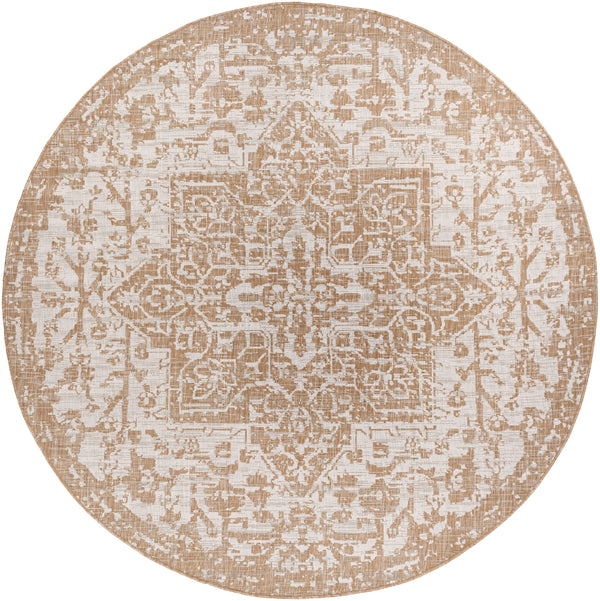 Eagean EAG-2376 Traditional Polypropylene Rug EAG2376-710RD  100% Polypropylene 7'10" Round