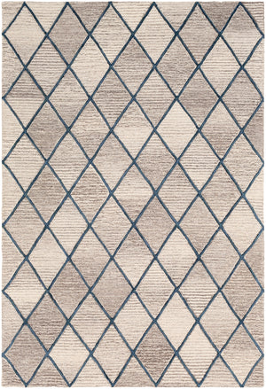 Eaton EAT-2301 Modern Wool, Viscose Rug EAT2301-912 Taupe, Dark Brown, Beige, Navy 80% Wool, 20% Viscose 9' x 12'