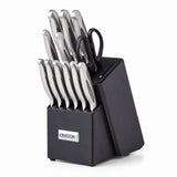 14-Piece Cutlery Block Set W/ Built-In Sharpener