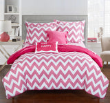 Louisville Fuchsia Twin X-Long 7pc Comforter Set