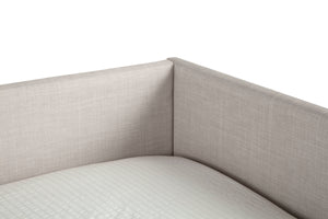 Alpine Furniture Britney Day Bed, Light Grey Linen 1096T Light Grey Linen Poplar & Pine Solids 80.5 x 42.5 x 32.5