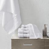 Madison Park Signature Turkish Transitional 100% Cotton 6Pcs Bath Towel Set MPS73-349