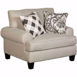 Fusion 4202 Transitional Accent Chair 4202 Shadowfax Dove