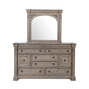 Pulaski Furniture Kingsbury Dresser and Mirror P167-BR-K7-PULASKI P167-BR-K7-PULASKI